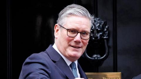 Sir Keir Starmer outside Downing Street