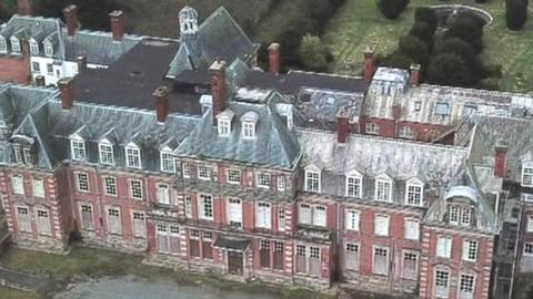 Drone shot of Kinmel Hall