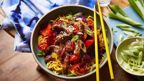 Air fryer crispy chilli beef