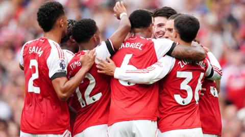 Arsenal celebrate