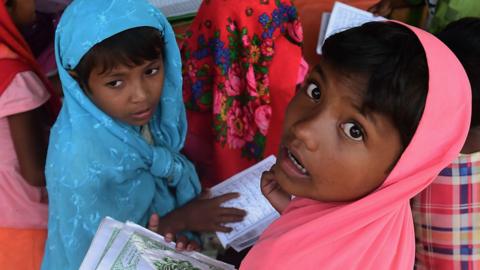 Rohingya refugee children