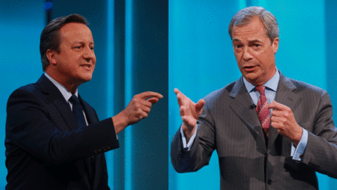 David Cameron and Nigel Farage