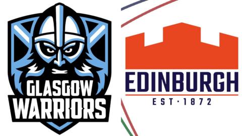 Glasgow Warriors and Edinburgh badges