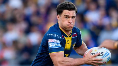 Brodie Croft in action for Leeds Rhinos in Super League