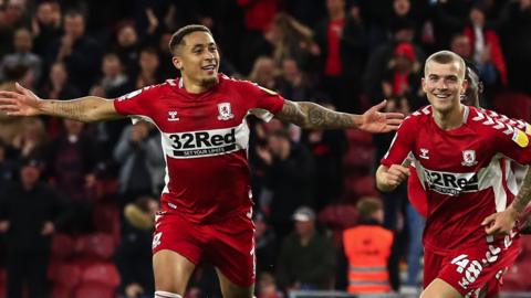 Marcus Tavernier celebrates