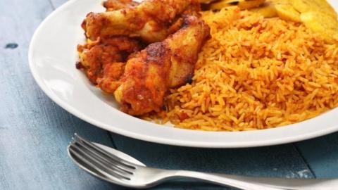 Jollof rice dish