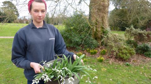 Beth Fryer, assistant gardener