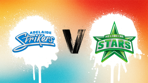 Adelaide Strikers v Melbourne Stars badge graphic