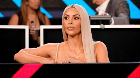 Kim K at 'One Voice: Somos Live! A Concert For Disaster Relief' at the Universal Studios Lot on October 14, 2017 in Los Angeles, California.