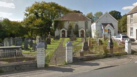 Llwynadda Chapel in Llechryd, Ceredigion