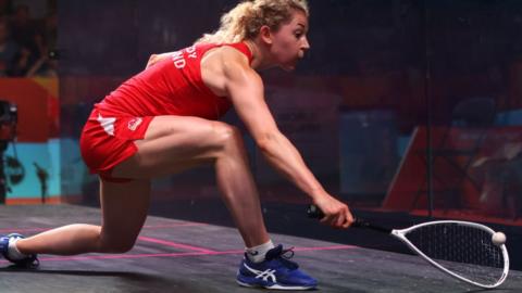 England's Georgina Kennedy beat compatriot Sarah Jane Perry 11-6, 8-11, 11-5, 14-12 to reach the women's singles final