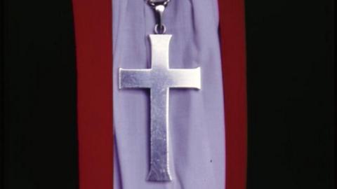 Bishop's cross pendant