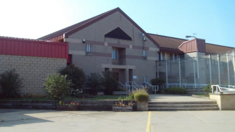 Image of the outside of HMP Bullingdon prison.