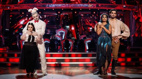 Ellie Goldstein and Balvinder Sopal were in the dreaded dance-off