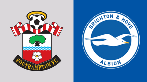 Southampton and Brighton badges