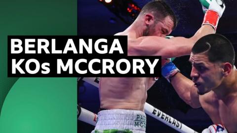 Edgar Berlanga against Padraig McCrory