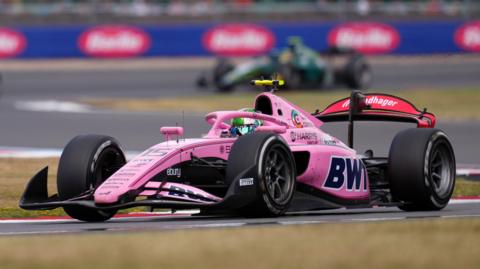 Alex Dunne in action at Silverstone
