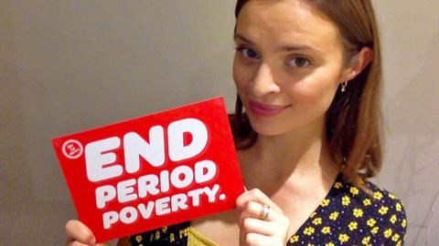 Tampon tax activist Laura Coryton