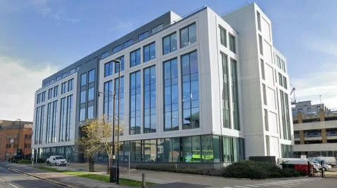 Observatory House in Slough, a six storey office building.