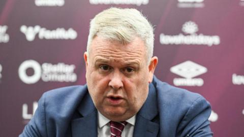 Hearts CEO Andrew McKinlay