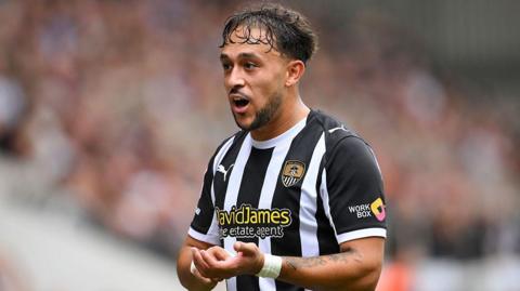 Jodi Jones in action for Notts County