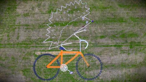 Hedgehog Tour of Britain land art