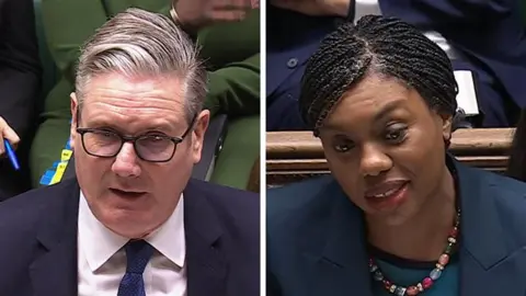 Composite of Starmer and Badenoch