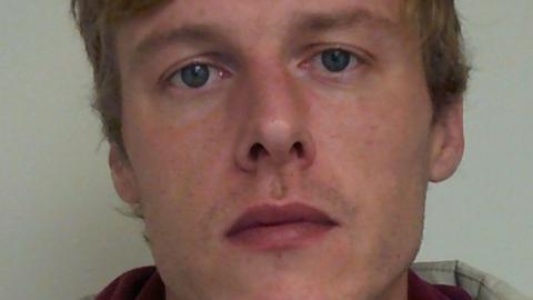 A police mugshot of child sex offender Ben Haymes who has been sentenced to four years and four months in prison and a further four years on extended licence after being convicted of child sex offences.