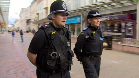 Police in Llanelli