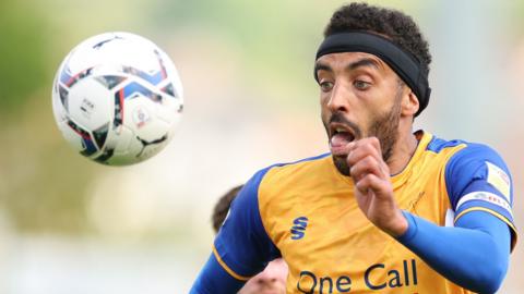 James Perch in action for Mansfield Town