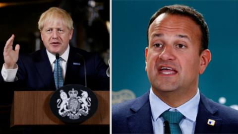 Boris Johnson and Leo Varadkar