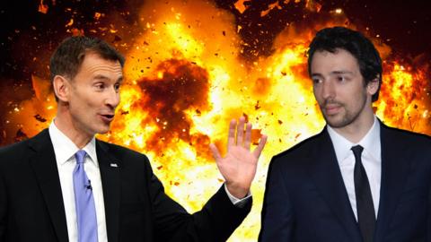 Jeremy Hunt and Ralf Little