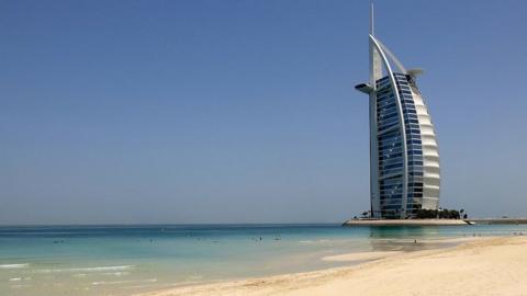 The Burj Al Arab hotel