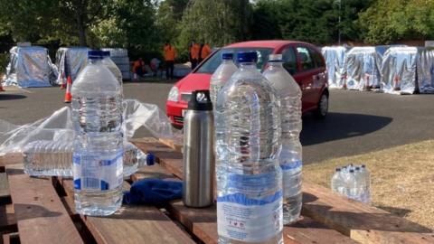 Water station set up in South Wootton