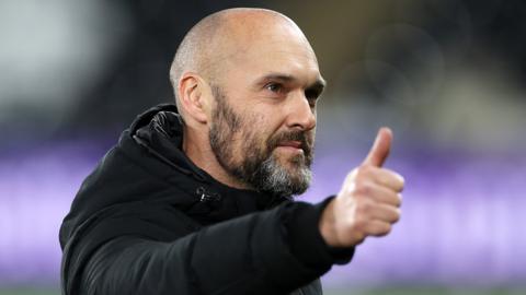 Swansea head coach Luke Williams