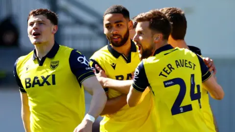 Oxford celebrate scoring