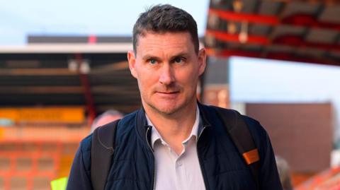 Matt Taylor arrives at St James Park