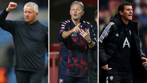 Chris Wilder, Steve Cotterill and Javi Gracia