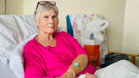 Hospital patients wearing "teletracking" wristbands help Medway Maritime Hospital track bed occupancy.