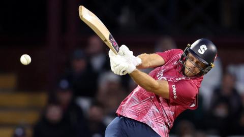 David Willey batting for Northamptonshire