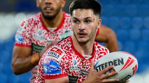 Ben McNamara in action for Leigh Leopards