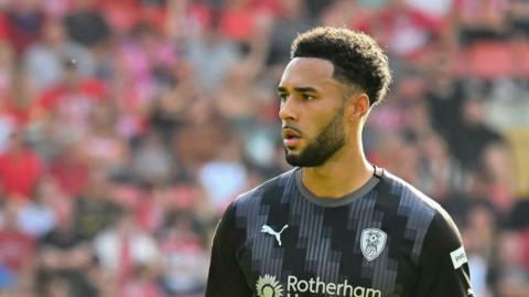 Andre Green in action for Rotherham United