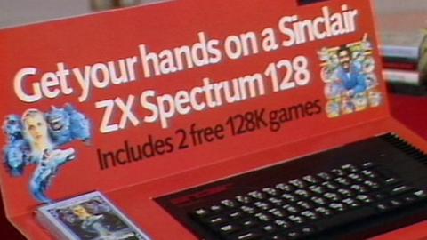 The Sinclair ZX Spectrum 128.