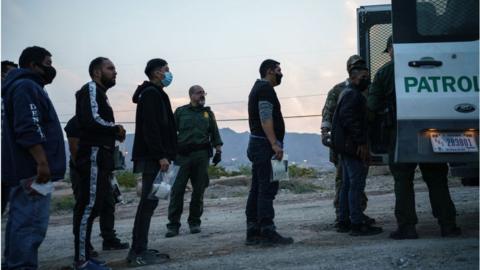Migrants detained by US border agents in July