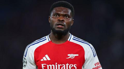 Thomas Partey in Arsenal kit