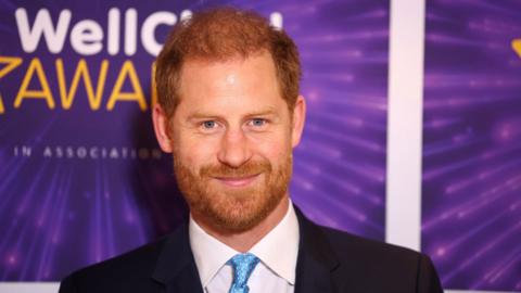 Prince Harry arrives as the WellChild awards 