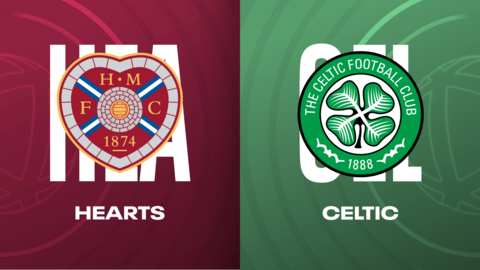 Hearts and Celtic badges