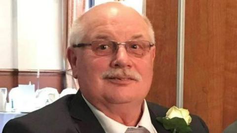 Roger Leadbeater, a man in his 70s with short grey hair and a grey moustache