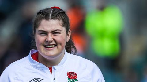 England prop Maud Muir