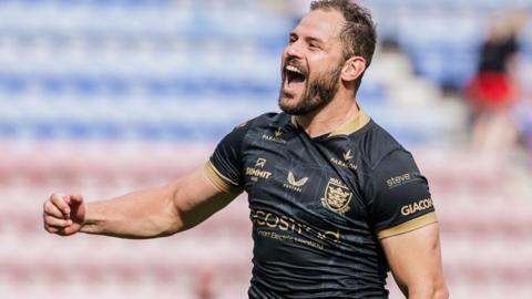Aidan Sezer after a game for Hull FC